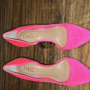 INC Kenjay D Orsay Pumps Hot Pink